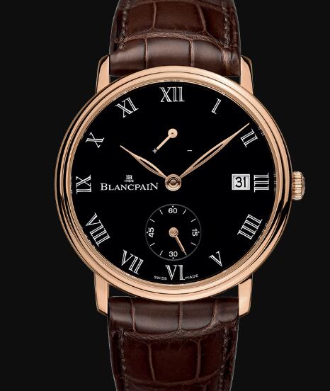 Review Blancpain Villeret Watch Review 8 Jours Manuelle Replica Watch 6614 3637 55B - Click Image to Close